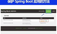 保护 Spring Boot 应用有哪些方法