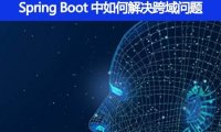 Spring Boot 中如何解决跨域问题