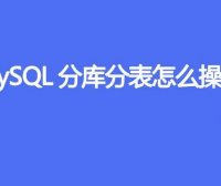 MySQL分库分表怎么操作