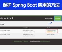 保护 Spring Boot 应用有哪些方法
