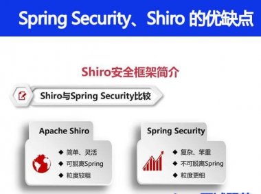 Spring Security 和 Shiro 的优缺点对比