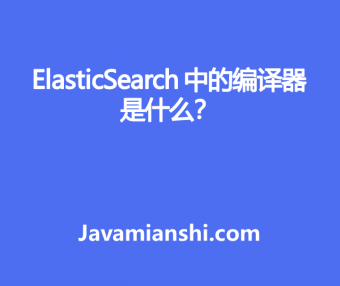 ElasticSearch 中的编译器是什么？
